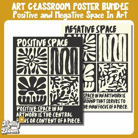 MissMallyBloomPrints - Etsy Art Classroom Displays Secondary, Retro Art Classroom, Art Teacher Posters, High School Art Classroom Decor, High School Art Room Decor, Art Door Decorations Classroom, Art Classroom Aesthetic, Art Room Bulletin Board Ideas, Middle School Art Room