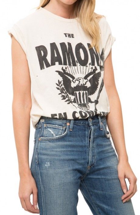 Rock Star Style, The Ramones, Concert Fashion, Outfit Vintage, Honky Tonk, Diy Travel, Rocker Chic, Vintage Inspiration, Concert Tshirts