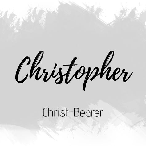 Christopher Christopher Tattoo Name, Christopher Aesthetic, Christopher Name, Sweet Girl Names, Wing Tattoos, Alice In Wonderland Aesthetic, Family Circle, Unusual Words