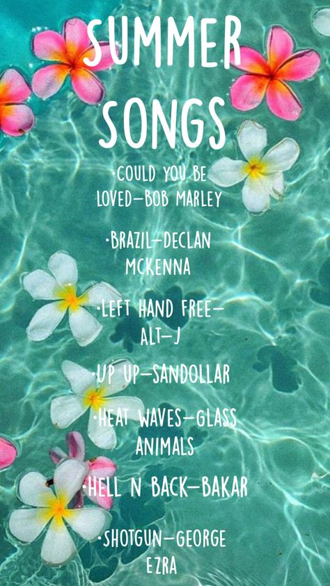 #summer #OBX #Summerplaylist #Playlist #summervibes #summersongs #summerplaylist2024 #sounds of summer Good Summer Songs, Summer Bucket List For Teens, Road Trip Playlist, Summer Songs Playlist, Upbeat Songs, Summer Playlist, Song Suggestions, Summer Songs, Sleepover Things To Do