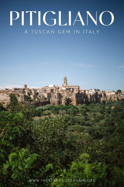 Pitigliano: A Guide to this Beautiful Tuscan Village - There She Goes Again Tuscan Village, Tuscan Towns, There She Goes, Instagram Famous, Regions Of Italy, The Villages, Safe Haven, Tuscany Italy, 14th Century