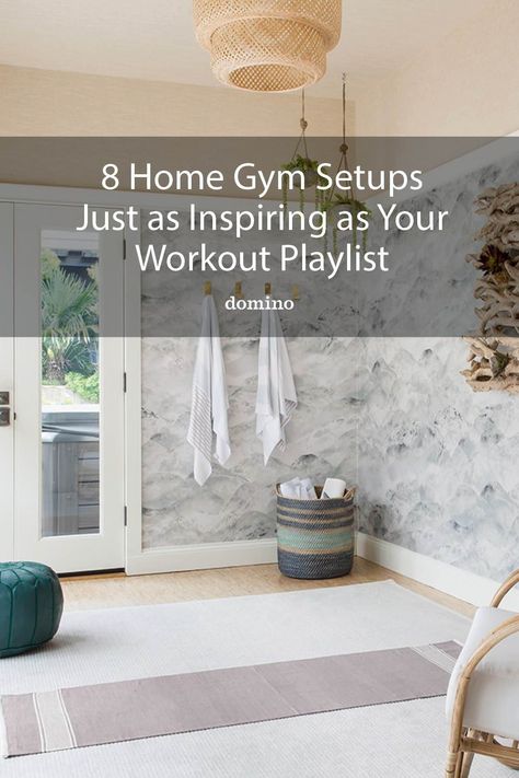 Spa Workout Room, Home Gym Setup Ideas, Home Gym No Windows, Spa Like Home Gym, Zen Workout Space, Home Workout Area Small Spaces, At Home Wellness Room, Home Gym Spa, Beautiful Home Gym