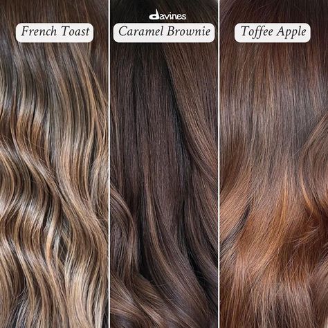 Davines Color (@davinescolor) • Instagram photos and videos Davines Hair Color, Davines Hair Products Aesthetic, Davines Curly Hair, Davines Color, Davines Hair Spray, Professional Hair Color, Toffee Apple, Caramel Brownies, Brown Balayage