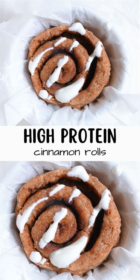 Protein cinnamon rolls with Greek yogurt, no yeast recipe Cinnamon Rolls No Yeast, Rolls No Yeast, Protein Greek Yogurt, Protein Cinnamon Rolls, Sweet Like Cinnamon, Healthy Cinnamon Rolls, Fluffy Cinnamon Rolls, Easy Protein, Protein Packed Meals