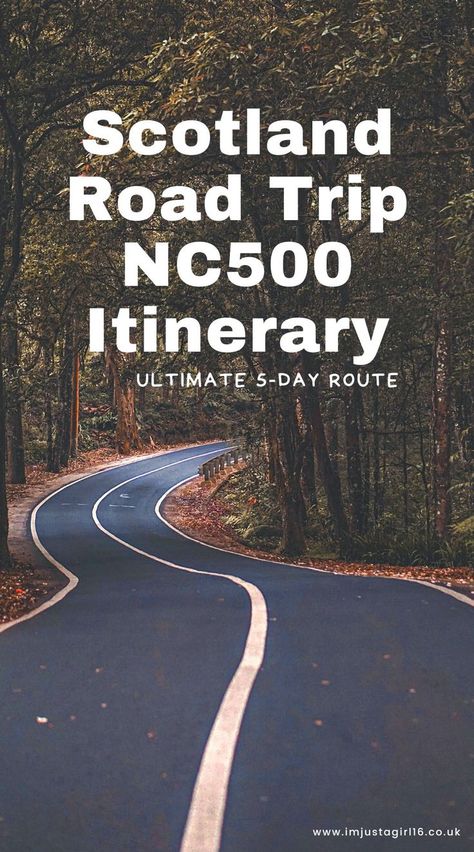 The Ultimate Scotland Road Trip NC500 Itinerary Uk Road Trip, Nc500 Scotland, Scotland Road Trip, North Coast 500, Road Trip Routes, Northern England, Epic Journey, Travel Info, North Coast