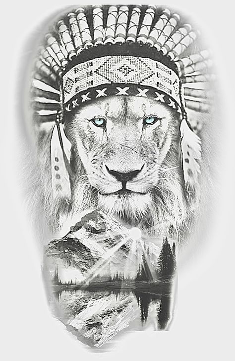 Dots Tattoo, Half Sleeve Ideas, Animal Tattoo Designs, Lion Crown, Full Tattoo, Dot Tattoos, Indian Headdress, Tattoo Designs For Girls, Classic Tattoo