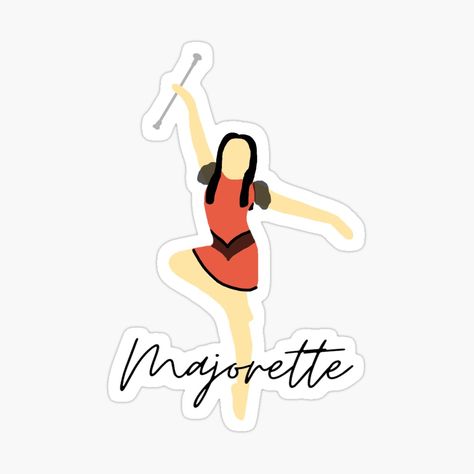 Baton Poses, Twirling Baton, Baton Twirling, Cute Tumblr Wallpaper, Color Guard, Tumblr Wallpaper, Girl Stickers, Printable Stickers, Cotton Totes