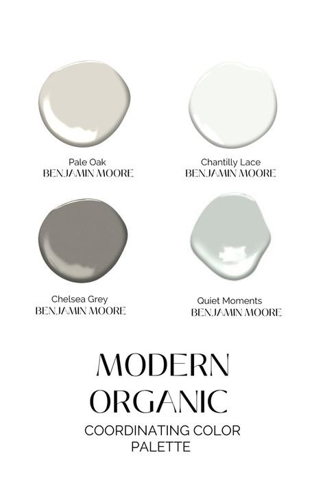 Organic Modern Kitchen Paint Colors, Organic Modern Interior Paint, Organic Modern Colour Palette, Organic Modern Paint Palette, Organic Modern Decor Bathroom, Neutral Interior Paint Colors For 2024, Organic Modern Paint Colors, Modern House Colors, Florida Bedroom