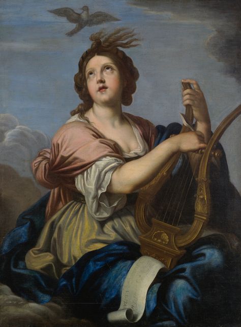 bolognese school, 17th century muse pla ||| ||| sotheby's n08761lot64gxlen Urania Muse, Astronomy Vintage, Muse Art, A4 Poster, European Art, Old Master, Vintage Artwork, Art Exhibition, Astronomy