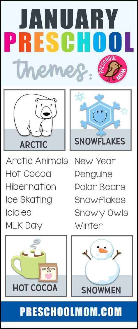 January Preschool Activities, Preschool Themes By Month, Winter Animals Preschool Activities, January Preschool Crafts, January Preschool Themes, Winter Animals Preschool, January Lesson Plans, Arctic Animals Preschool, January Preschool