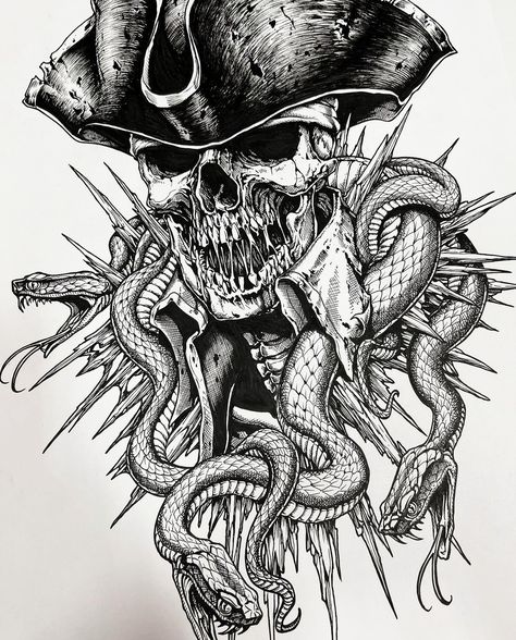 Pirate Tattoo Sketch, Pirate Skull Tattoos, Swallow Tattoo Design, Heaven Tattoos, Patriotic Tattoos, Pirate Tattoo, Swallow Tattoo, Tattoo Stencil Outline, Tattoo Sketch