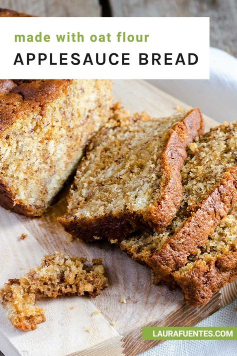 Applesauce Quick Bread Recipe, Banana Bread With Almond Flour, Bread With Almond Flour, High Calorie Breakfast, Baking With Applesauce, Traditional Bread Recipe, Applesauce Bread, Paleo Banana Bread, Bread Soft