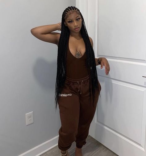 Boujee Outfits, Fulani Braids, Girls Hairstyles Braids, Streetwear Fashion Women, Cute Swag Outfits, Baddie Outfits Casual, Cute Simple Outfits, Teenage Fashion Outfits, Black Girls Hairstyles