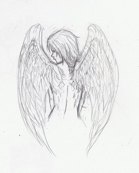 Angel Sitting Drawing, How To Draw Angel, Drawing Templets, Drawing Ideas Angel, Angel Drawing Sketches, Draw Sea Animals, Angle Drawing, Drawing Wings, Drawing Angel