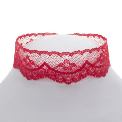 Red Lace Choker Red Choker, Strawberry Dress, Lace Choker, Miss Dior, Red Lace, Thigh High Boots, Thigh High, Cute Jewelry, Thigh Highs