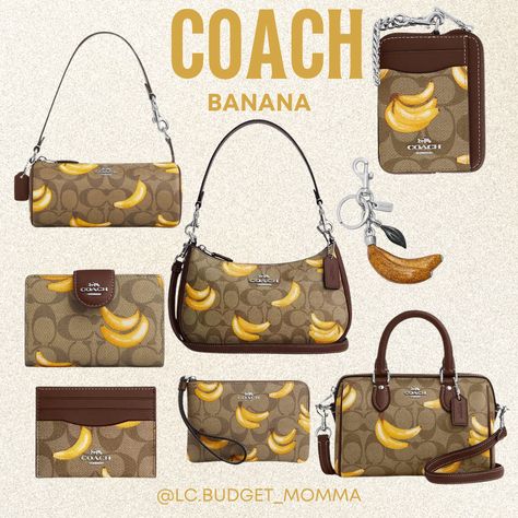 Coach Banana Bag, Yk2 Aesthetic, Louis Vuitton Handbags Speedy, Banana Bag, My Style Bags, Handbag Essentials, Handbag Collection, Girly Bags, Kawaii Accessories