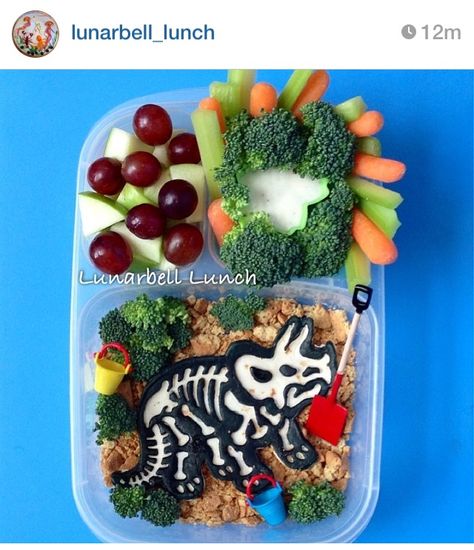 Themed Lunches, Diy Lunchables, Dinosaur Cookie, Nanny Life, Lunch Box Idea, Box Lunches, Lunch Box Bento, Bento Ideas, Dinosaur Cookies