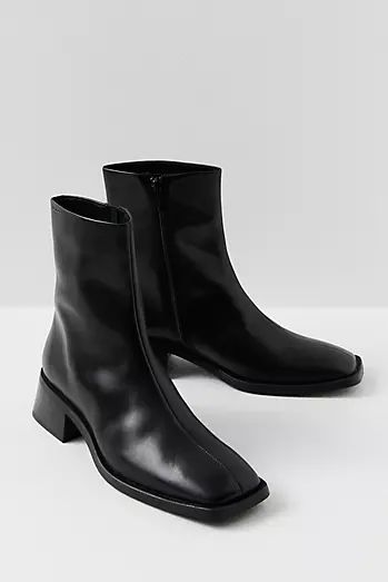 Comfy Fall Boots, Square Toe Leather Boots, Vegan Heels, Free People Boots, How To Wear Ankle Boots, Shoes Boots Heels, Boho Boots, Heels Sneakers, Boots Heels