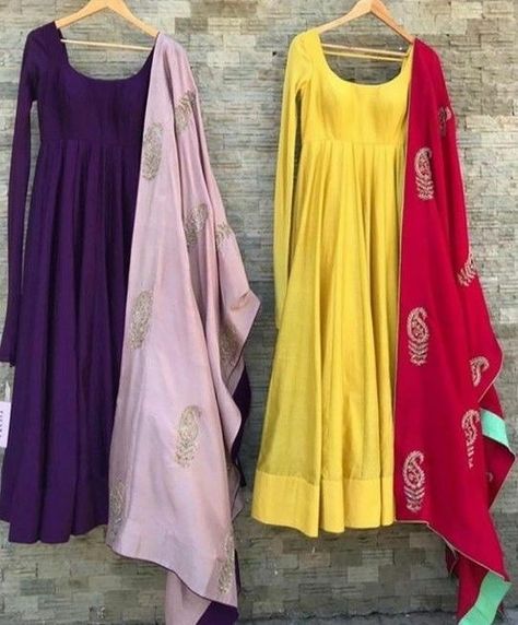 Anarkali Salwar, Anarkali Dress Pattern, Indian Designer Suits, Simple Kurta Designs, Designer Kurti Patterns, Salwar Designs, Long Dress Design, Indian Dresses Traditional, Designer Anarkali