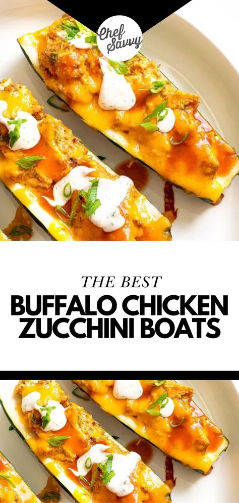 Save this recipe for The Best Easy Buffalo Chicken Zucchini Boats! Combining the zesty flavors of buffalo chicken with the freshness of zucchini, these Buffalo Chicken Zucchini Boats are not only delicious but also packed with nutrients! Whether you’re looking for a low-carb dinner option or a creative way to use up zucchini, these zucchini boats are sure to become a family favorite. Follow Chef Savvy for more Zucchini Dinner Recipes! Zucchini Air Fryer, Buffalo Chicken Zucchini Boats, Buffalo Chicken Zucchini, Low Calorie Dinner Ideas, Use Up Zucchini, Zucchini Boats Recipe, Zucchini Dinner, The Best Muffins, Zucchini Dinner Recipes