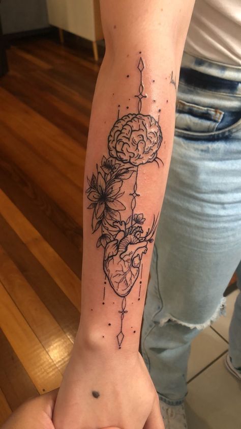 Cute Thigh Tattoos, Floral Thigh Tattoos, Magic Runes, Crystal Tattoo, Animal Tattoo Ideas, Forarm Tattoos, Tattoos For Women Half Sleeve, Hip Tattoos Women, Tattoos For Black Skin