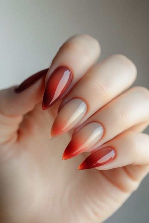 This pin showcases over 30 ombre nail designs perfect for anyone looking to elevate their style. The designs feature various color gradients and stylish combinations. Explore these trendy ideas to inspire your next manicure and achieve a fashionable, head-turning look. Coral Nails With Design, Orange Ombre Nails, Gradient Nail Design, Jade Nails, Royal Blue Nails, Dark Blue Nails, Baby Blue Nails, Coral Nails, Creative Nail Art