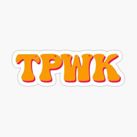 TPWK • Millions of unique designs by independent artists. Find your thing. Tpwk Sticker, Cal Logo, Harry Styles, Sticker Design, Sell Your Art, My Art, Awesome Products, Vinyl Sticker, Independent Artist