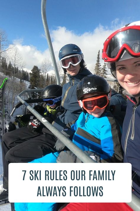 7 Ski Rules Our Family Always Follows Skiing With Kids, Skiing Quotes, Kids Falling, Family Ski, Skiing Lessons, Ski Cabin, Ski Instructor, Ski Hill, Ski Family