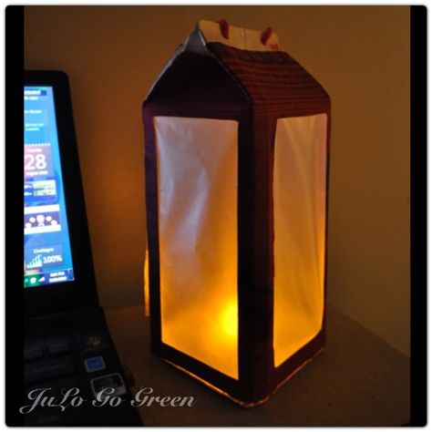 Milk Carton Lantern Everest Vbs 2015, Milk Package, Everest Vbs, Diy Lantern, Milk Packaging, Milk Box, 11 November, Vbs Crafts, Diy Lanterns