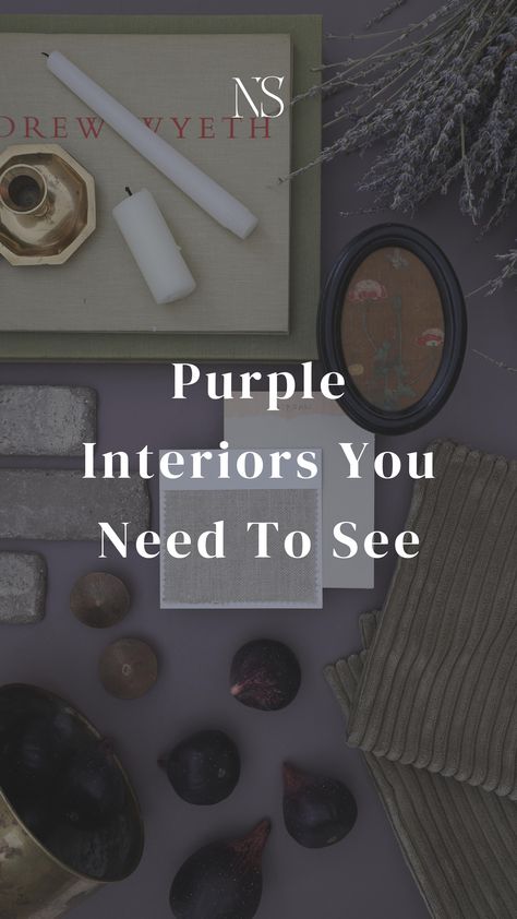 How to create a color palette using a triadic color scheme. What are triadic colors on the color wheel? Purple interiors I love. How to decorate a purple room. Purple, green, and orange interiors that I love. 2 uncommon color palettes you need to try in your home. Orange interiors I love. Green interiors I love. How to use secondary colors in interior design. Interior design flat lay. How to add more color to your home. #triadiccolors #purpleroom #flatlay #colorfulinteriors #interiordesigntips Purple And Green Living Room Ideas, Moody Mauve Bedroom, Purple Palette Colour Schemes, Eggplant Color Palette, Interior Design Flat Lay, Colors In Interior Design, Plum Room, Triadic Colors, Triadic Color Scheme