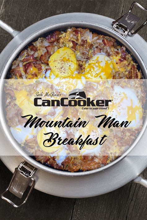 Can Cooker Recipes Camping, Can Cooker Recipes, Cancooker Recipes, Camping Food Pie Iron, Mountain Man Breakfast, Man Breakfast, Oven Dinners, Rv Recipes, Can Cooker