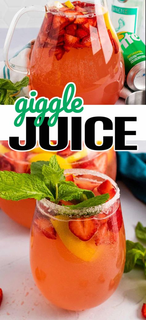 Tropical Giggle Juice, Alcohol Pitcher Recipes, Cocktail Pitcher Recipe Party Drinks, Pitcher Drinks Alcohol, Giggle Juice Recipe, Fruity Vodka Drinks, Cocktail Board, Vacation Cocktails, Giggle Juice