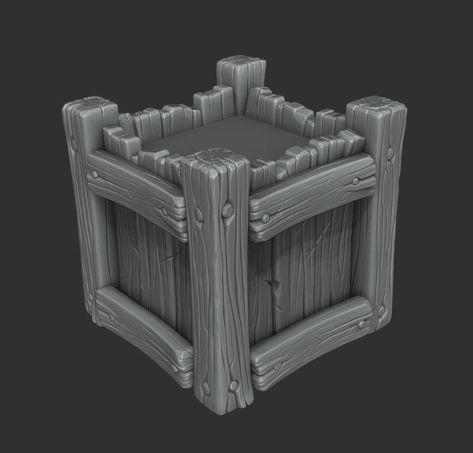 ArtStation - Material Study - Wood, Caitlin Blenz Stylized Building, Maya Modeling, Styrofoam Art, Game Textures, Casual Art, Props Art, Wood Games, 3d Modelle, Game Concept Art