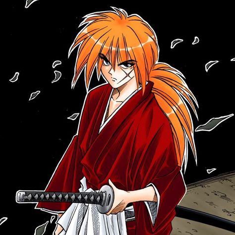 Rurouni Kenshin Pfp, Kenshin Himura Manga, Himura Kenshin Icon, Rurouni Kenshin Icon, Kenshin Himura Icons, Rouroni Kenshin, Bandage Face, Kenshin Rurouni, Kenshin Le Vagabond