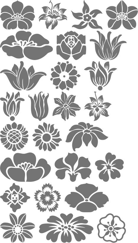 Google Image Result for http://luc.devroye.org/myfonts-botanical-alpha/GeraldGallo-ArtNouveauFlowers-2012-01-02.gif Fleurs Art Nouveau, Nouveau Flowers, Motif Art Deco, Art Nouveau Flowers, صفحات التلوين, Flower Stencil, Stencil Pattern, Stencil Patterns, Art Nouveau Design