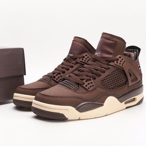 Brown Jordan 4s, Brown 4s, Jordan 4 Brown, Air Jordan Brown, Brown Jordans, Jordans 4, Jordan 4’s, Nike Shoes Girls, Jordan Shoes Girls