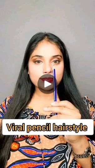 1K views · 144 reactions | Get the perfect puff with a pencil✨❤️💫

Pencil hairstyle hack for a chic look💞✨💫
.
.
Follow 👉 @nooribeauty01👈
.
.

 #PencilHairstyle #HairHacks
#HairReel #PencilHairstyle #HairstyleHacks #BeautyReel #InstaBeauty #HairInspo #EasyHairstyles#HairLover #HairEnthusiast #HairJunkie #HairCare #HairStyle #BeautyTips#PencilHairstyleHack #PuffHairstyle #OpenHairstyles #HairstyleIdeas #EasyHairHacks | NooriBeauty | Mitraz · Akhiyaan Gulaab (From "Teri Baaton Mein Aisa Uljha Jiya") Pencil Hair Hack, How To Tie Hair Up With A Pencil, How To Tie Hair With Pencil, How To Pin Hair With A Pencil, Pencil Hairstyles, Viral Ponytail Hack, Hair Puff, Open Hairstyles, Chic Look