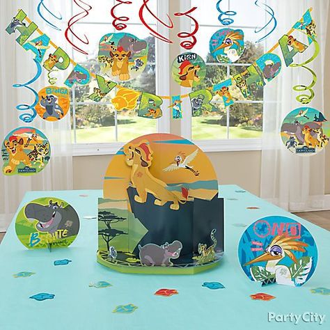 Lion Guard Birthday Party, Lion Guard Party, Lion Guard Birthday, Kids Birthday Party Decorations, Birthday Extravaganza, Lion King Party, The Lion Guard, First Birthday Posters, Second Birthday Ideas