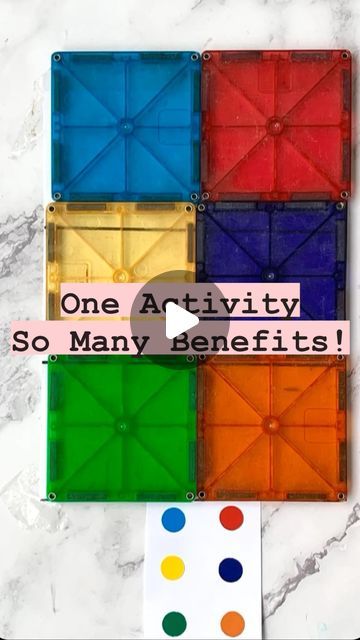 Charvi Shah | Mommy Alchemy on Instagram: "More than 5 Actually! 
Here are all the benefits from this activity! 

1. Colour recognition 
2. Colour matching 
3. Visual perception 
4. Analytical reasoning 
5. Spatial reasoning 
6. Self correction 
7. Matching skills 
8. Focus and concentration 

(Early learning play based learning learning through play magnatile play activities for children ) #MommyAlchemy" Spatial Reasoning, Focus And Concentration, Activities For Children, Visual Perception, Colour Matching, Play Based, Play Based Learning, Learning Through Play, Play Activities