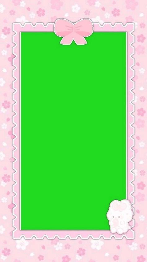 Pink Wallpaper Kawaii, Phone Template, Helps Fps, Cat Nap, Pink Wallpaper, Pink And Green, Hello Kitty, Green, Pink