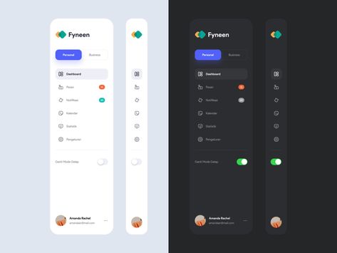 Sidebar Navigation - Exploration by Dindra Desmipian on Dribbble Web Sidebar, Sidebar Ui Design, Web Design Sidebar, Sidebar Design, Ux Tips, Software Ui Design, Ui Ux 디자인, Navigation Design, App Interface Design