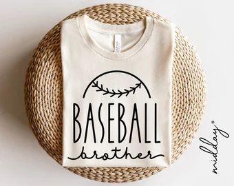 Baseball brother shirts | Etsy Baseball Cricut, Tee Ball Mom, Design For Tumbler, Svg Softball, Baseball Dad Shirts, Baseball Sister, Softball Mom Svg, Women Svg, Mom Cut