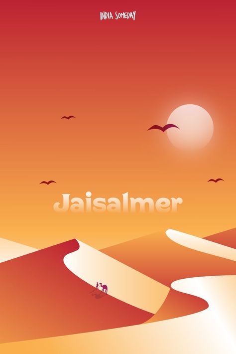 ~ India Someday Jaisalmer Desert, India Illustration, Backpacking Itinerary, Weather In India, Desert City, Backpacking India, India Culture, Visit India, Jaisalmer