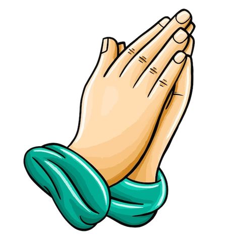 Praying hand in flat cartoon style | Premium Vector #Freepik #vector #belief #praying-hands #illustrations #prayer-hands Prayer Background Images, Praying Hands Illustration, Praying Cartoon, Prayer Hands Drawing, Praying Drawing, Prayer Illustration, Prayer Drawing, Hand Praying, Pray Board