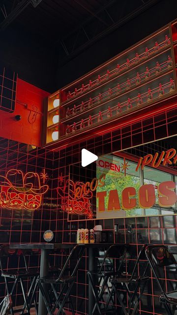 Christina Tapia on Instagram: "Cool Taco Shop. 🌮🤠🥔🥩✨🖤🌽🕹️
@cuatestacoshop 
•
•
#tacoshop #missiontexas #restaurant #coolrestaurant #tacos #potato #corn #arcade #tacosmexicanos #tacolover #fajita" Tacos Potato, Tacos Mexicanos, Taco Shop, Instagram Cool, Taco Lover, Cool Restaurant, April 29, Fajitas, Potato