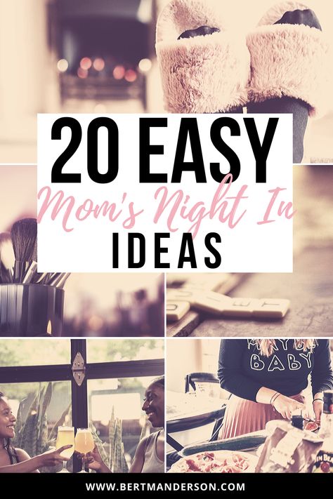 20 easy mom's night in ideas to bring your mom squad closer together without breaking the bank.   #momsnightin #momsnight #partyideas #mom #girlsnight Mommy Club Ideas, Fun Ideas For Ladies Night, Moms Get Together Ideas, Womens Night In Party Ideas, Moms Night Out Games, Mom Get Together Ideas, Snacks For Moms Night, Activities For Moms Groups, Mom And Daughter Night In Ideas