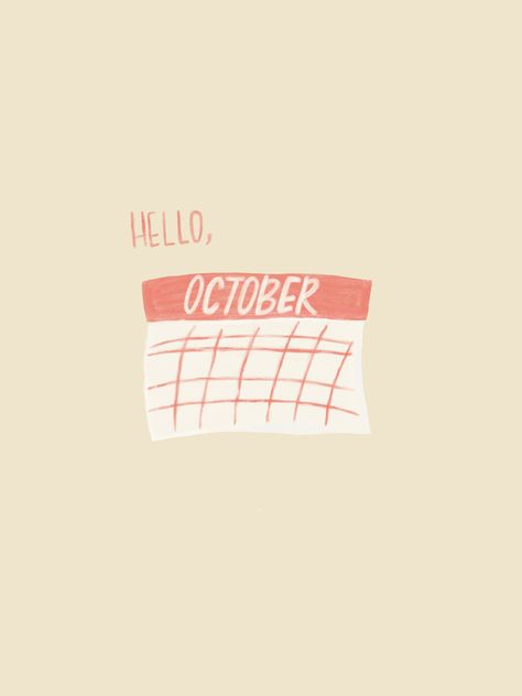 October Wallpaper, Hello October