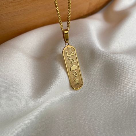 Egyptian Pendant, Gold Pendants For Men, Mens Accessories Necklace, Egyptian Gifts, Egypt Jewelry, Ancient Egyptian Jewelry, Gold Minimalist Jewelry, Egyptian Necklace, Rose Gold Gifts