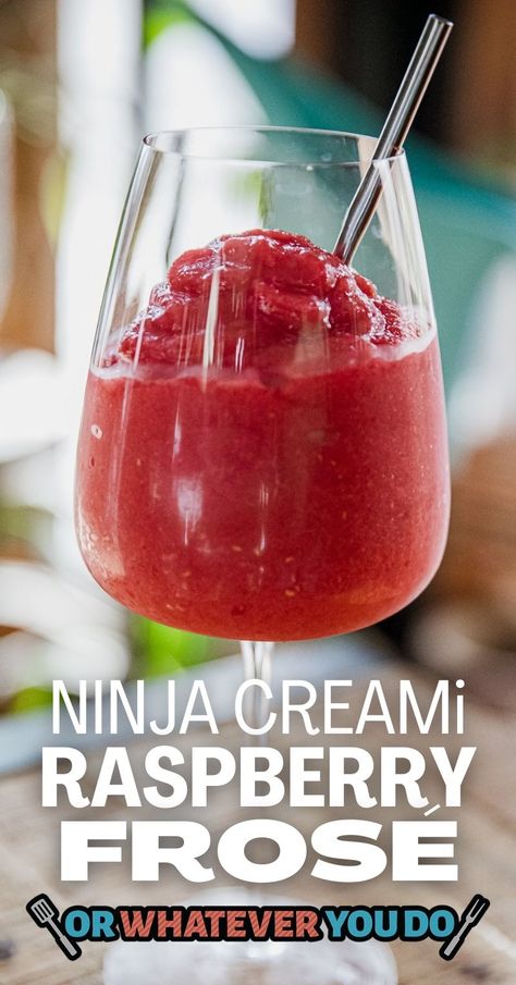 Ninja CREAMi Raspberry Frosé Leftover Prime Rib Recipes, Frosé Recipe, Smoked Burgers, Can Chicken Recipes, Easy Taco Recipes, Dinner Favorites, Creami Recipes, Slushie Recipe, Big Families