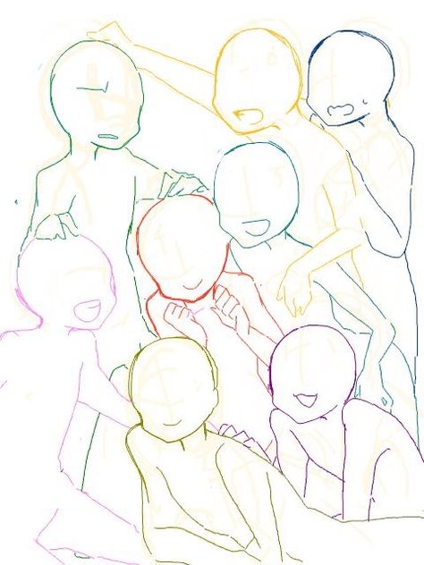 Base Poses Reference, Minecraft Character, Draw Your Squad, Drawing Base Poses, Poses Anime, Couple Drawing, Drawing Eyes, Draw The Squad, Drawing Help